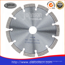 150mm Diamond cutting blade: laser saw blade for stone